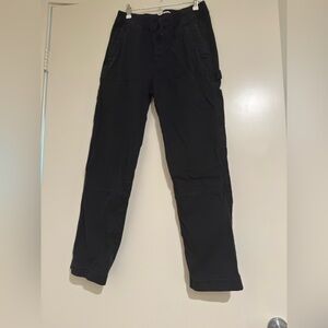 Hollister Black Cargo Pants Relaxed Fit